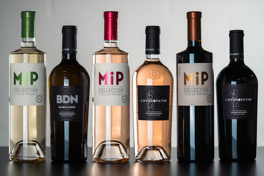 Six bottles of Domaine des Diables wine bundle by WINESLUT, featuring dark red wine bottles with labels and foil caps.