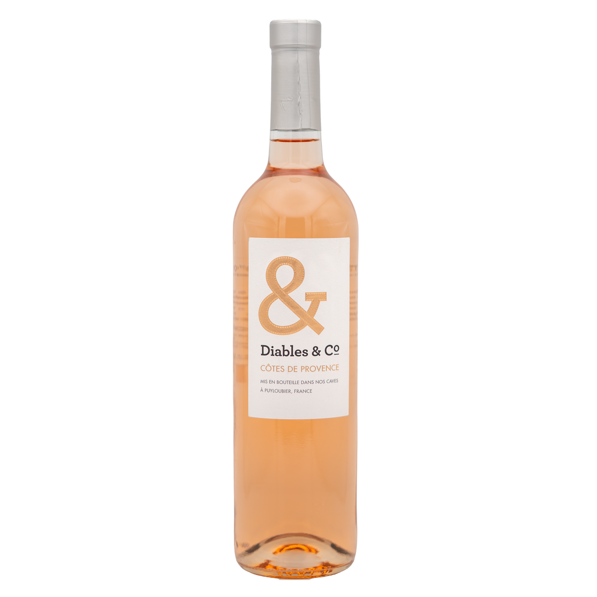 Diables and Co Rosé wine bottle from Wallow Wine, featuring a sleek label and elegant design.