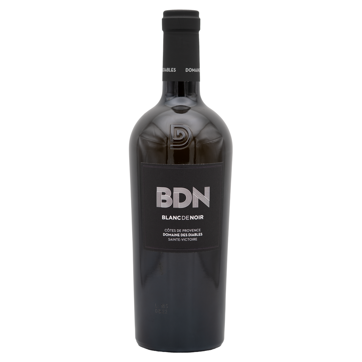 Domaine des Diables BDN Blanc de Noir white wine bottle from WALLOW WINE, featuring a sleek label and elegant bottle design.