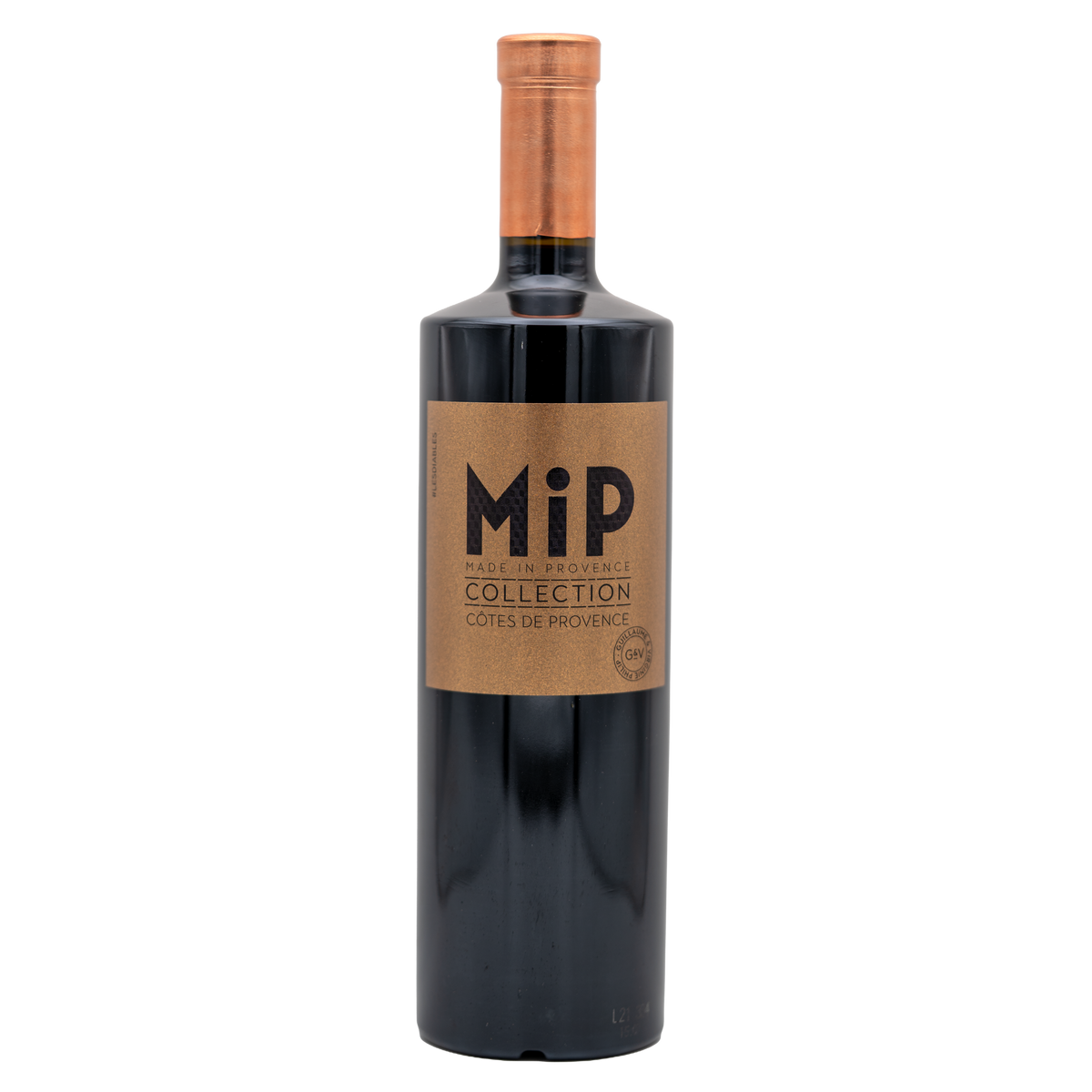 WALLOW WINE MiP Collection Rouge 2019 red wine bottle with elegant label and deep red color in a clear glass bottle