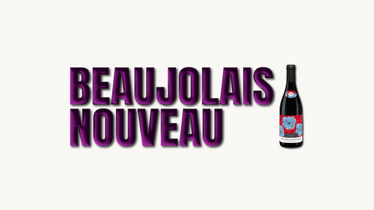 Beaujolais Nouveau red wine celebrating the French harvest, showcasing fresh fruity Gamay wine from the Beaujolais region of France.