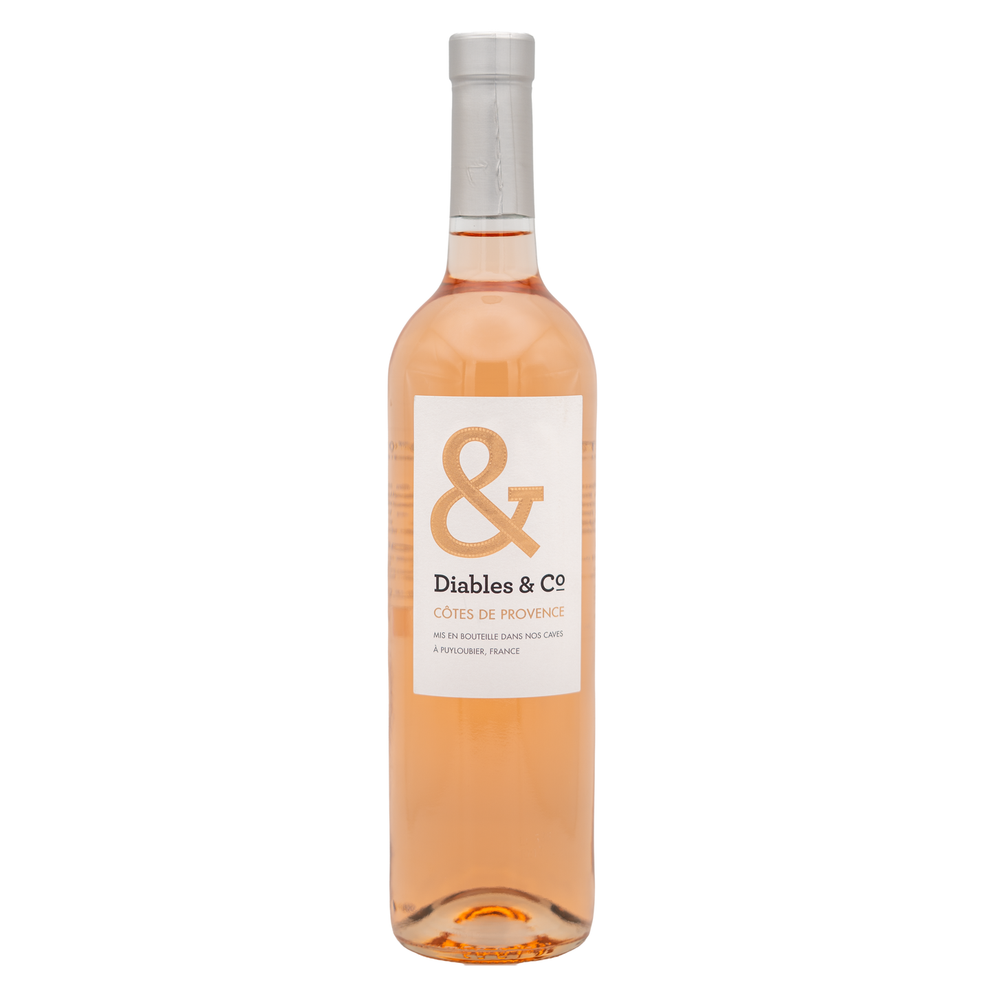 Diables and Co Rosé wine bottle from Wallow Wine, featuring a sleek label and elegant design.