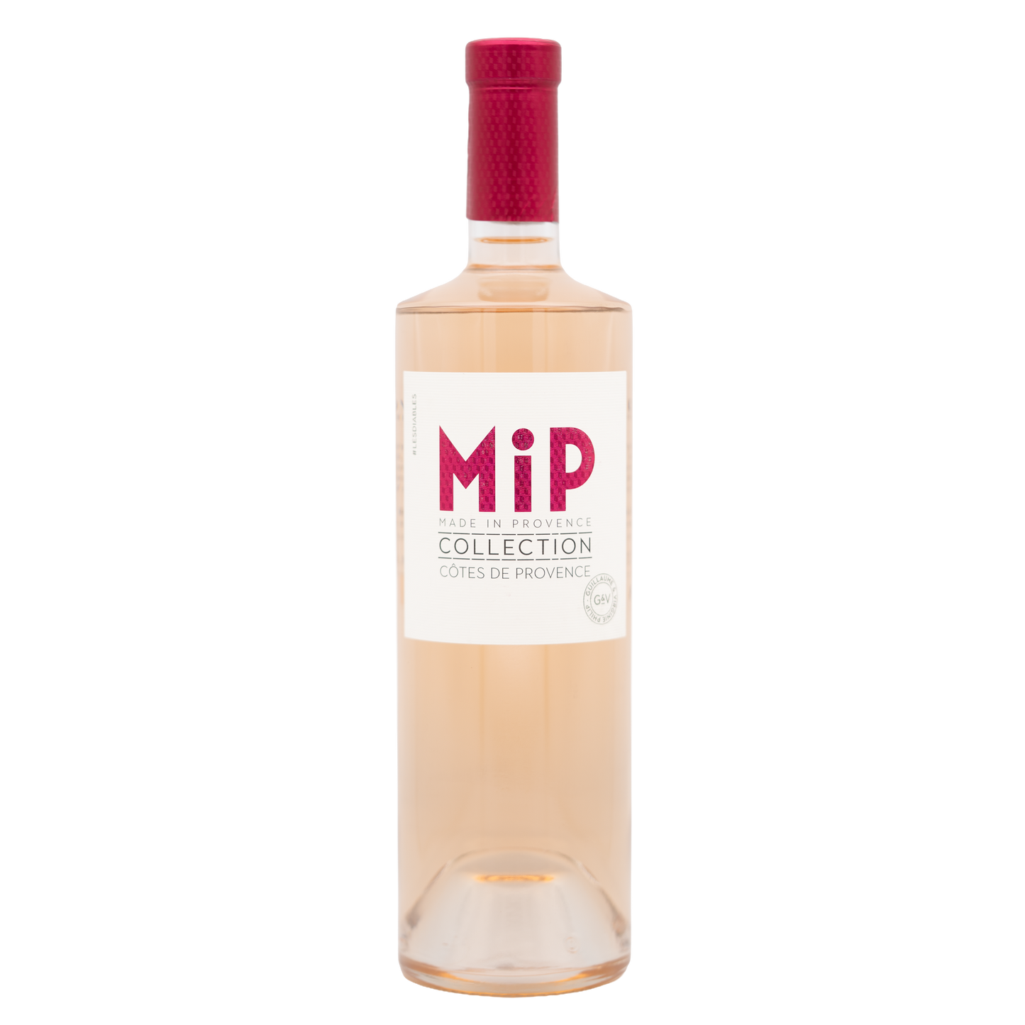 LEA AND SANDEMAN MiP Collection Rosé wine bottle with pink label and elegant design.