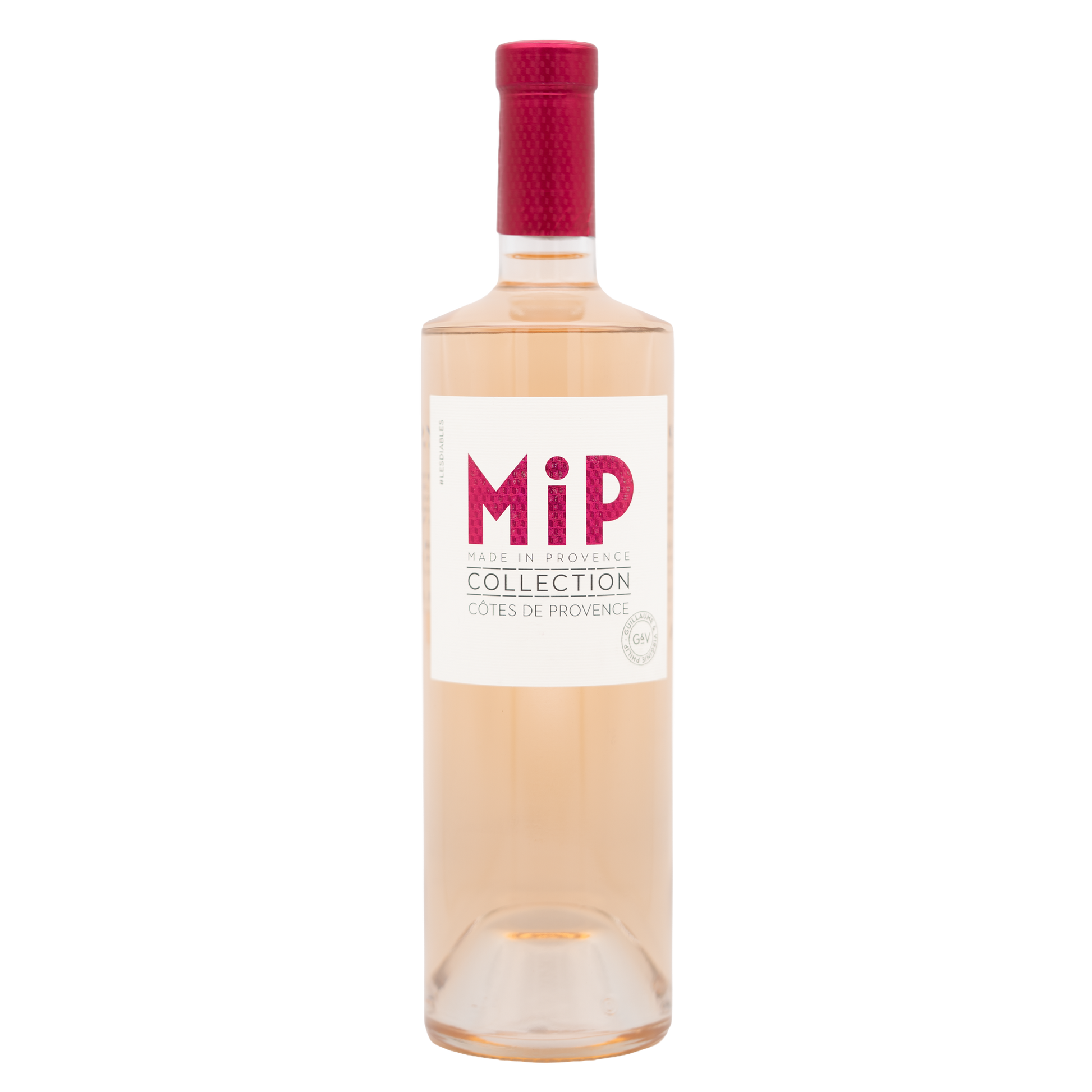 LEA AND SANDEMAN MiP Collection Rosé wine bottle with pink label and elegant design.
