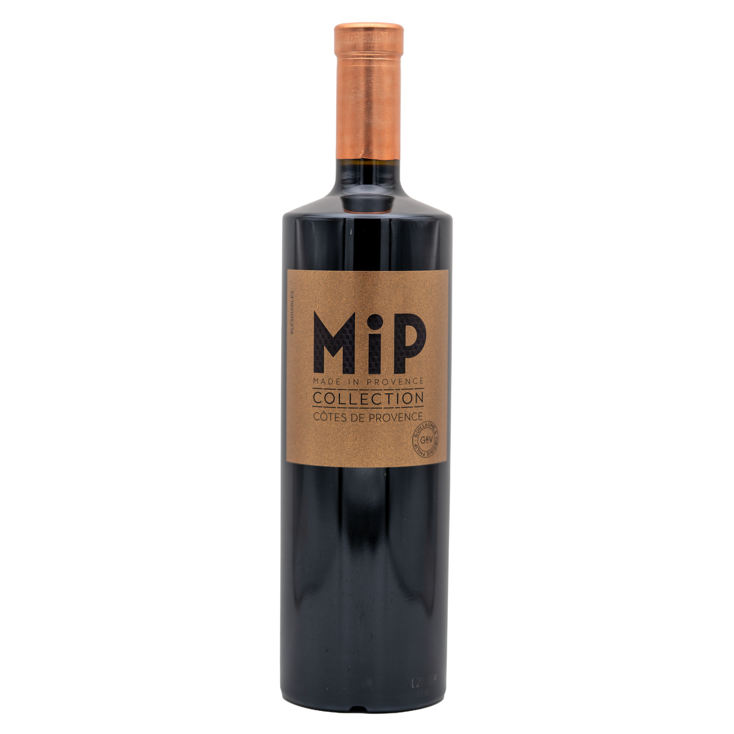 WALLOW WINE MiP Collection Rouge 2019 red wine bottle with elegant label and deep red color in a clear glass bottle