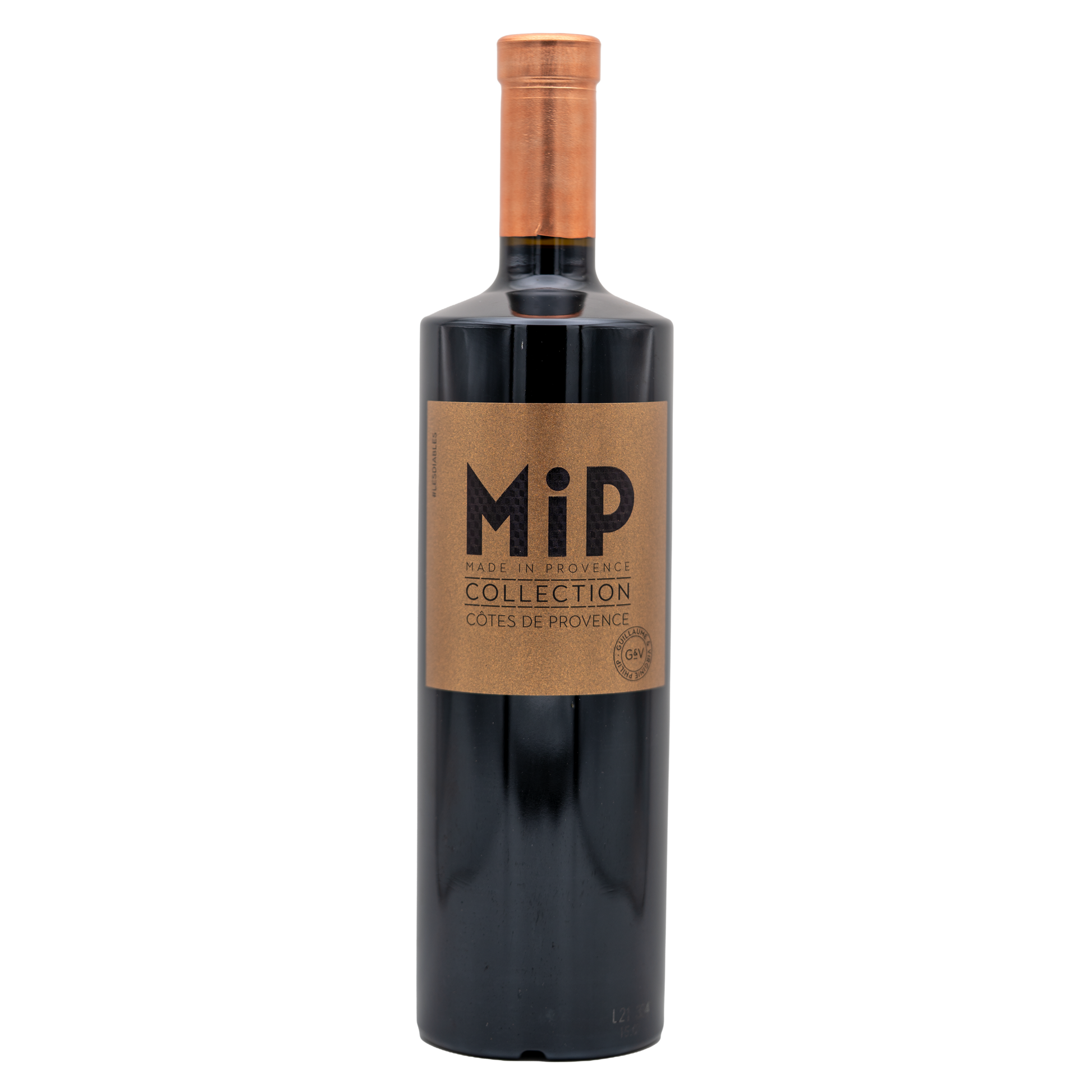 WALLOW WINE MiP Collection Rouge 2019 red wine bottle with elegant label and deep red color in a clear glass bottle